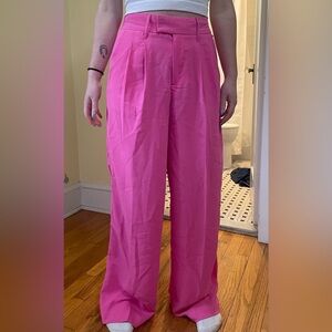 Target brand. Bright pink trousers worn once size 2